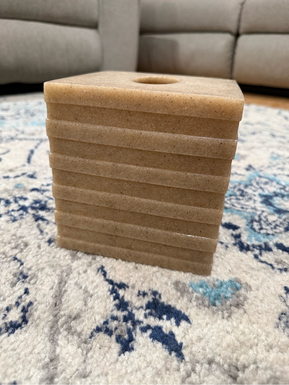 sandcastle tissue box